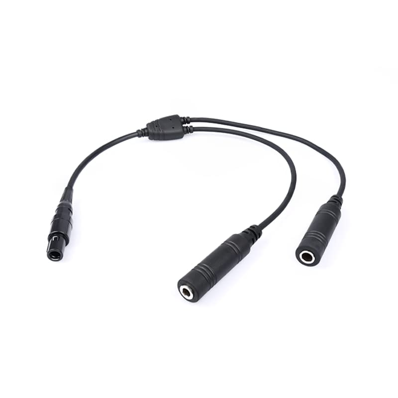 Ga Headset To 6 Pin Lemo Connector Aviation Headset Adapter